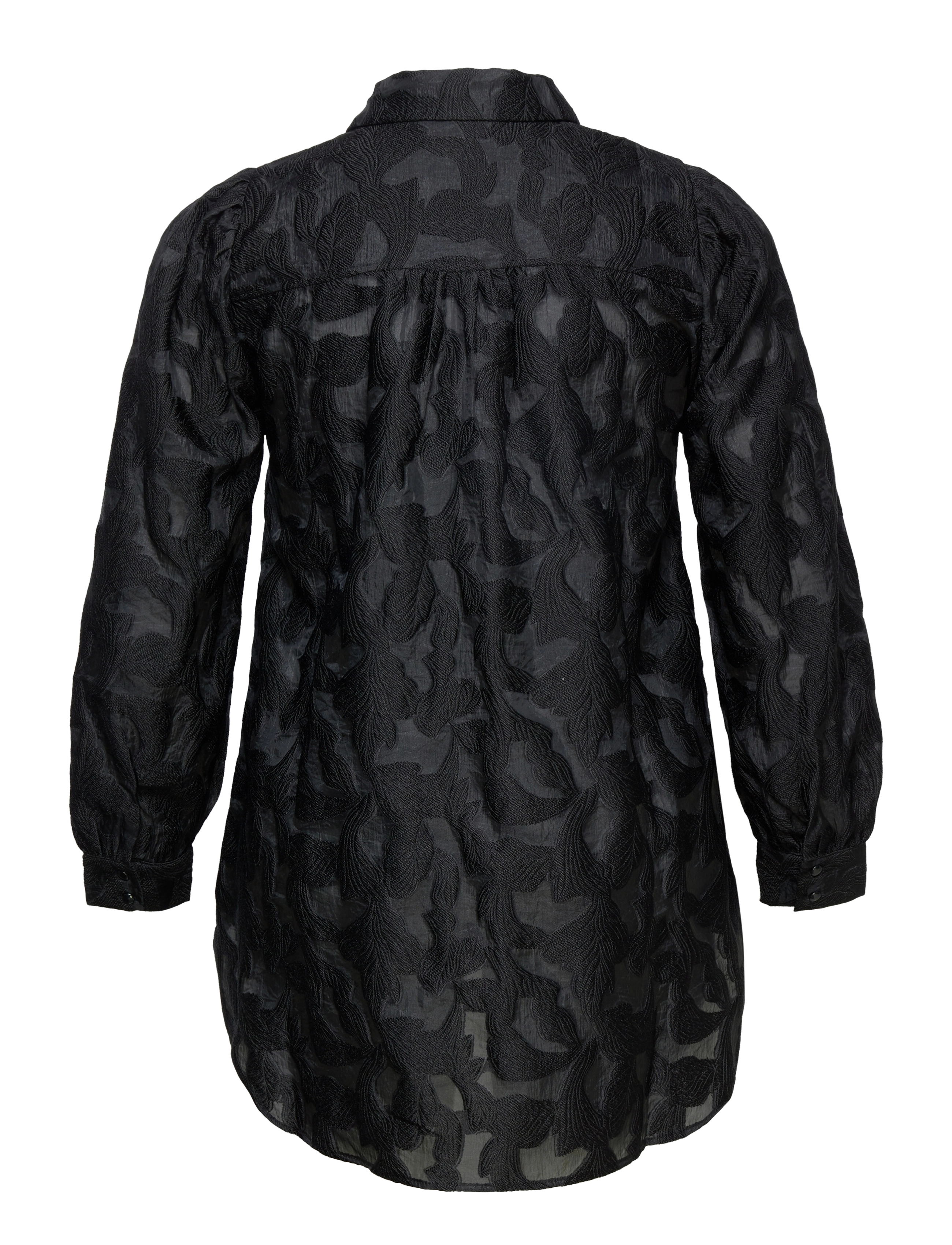 Kaffe Curve - KCirena Long Shirt - black deep - 1