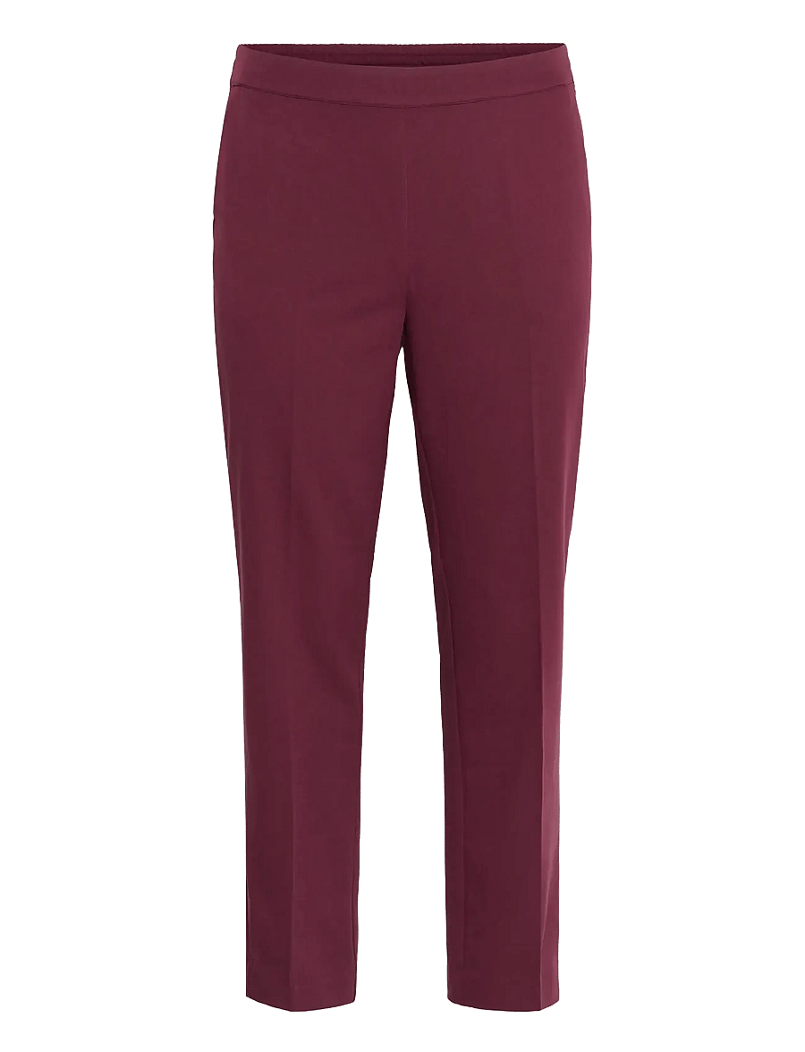 Kaffe Curve - KCsakira Long Pants - bukser med lige ben - windsor wine - 1
