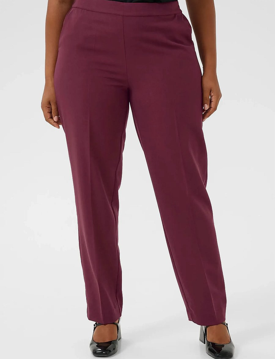 Kaffe Curve - KCsakira Long Pants - bukser med lige ben - windsor wine - 0