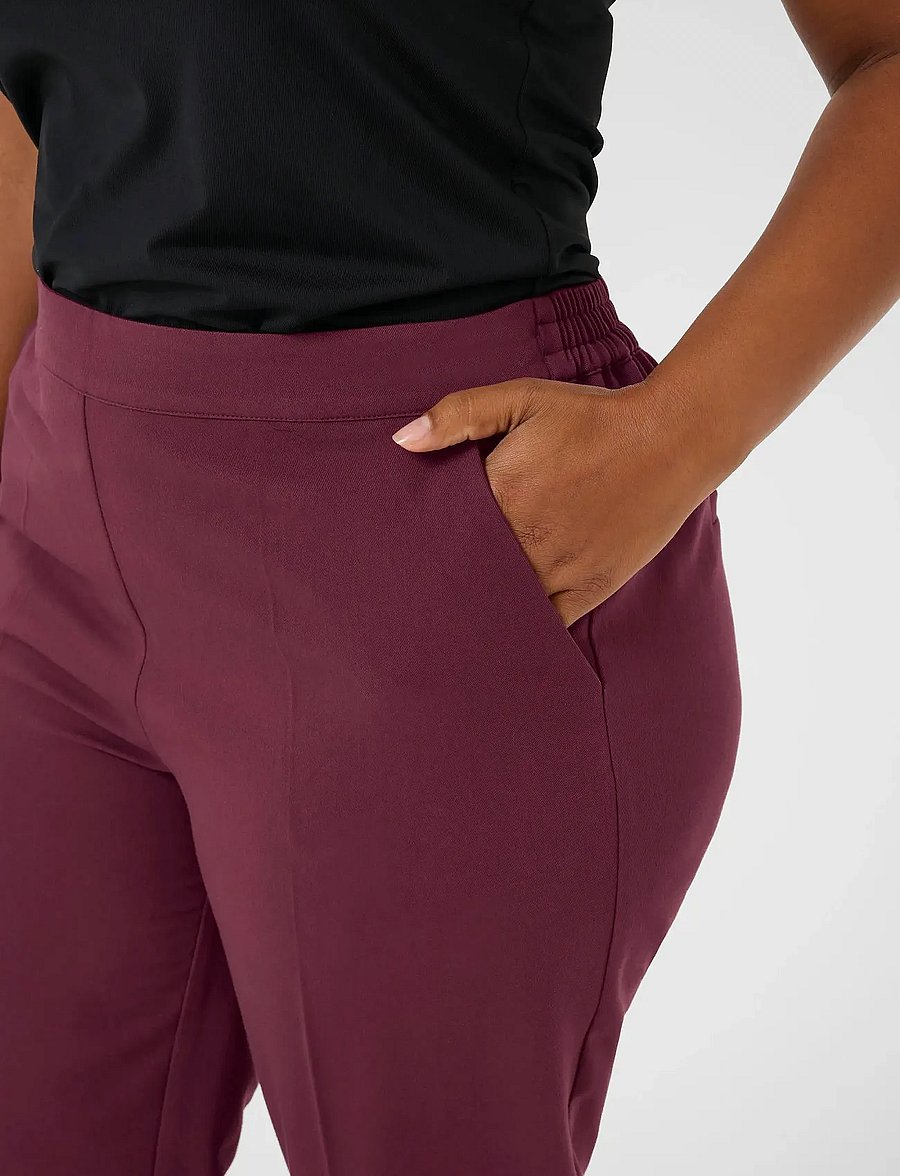 Kaffe Curve - KCsakira Long Pants - bukser med lige ben - windsor wine - 5