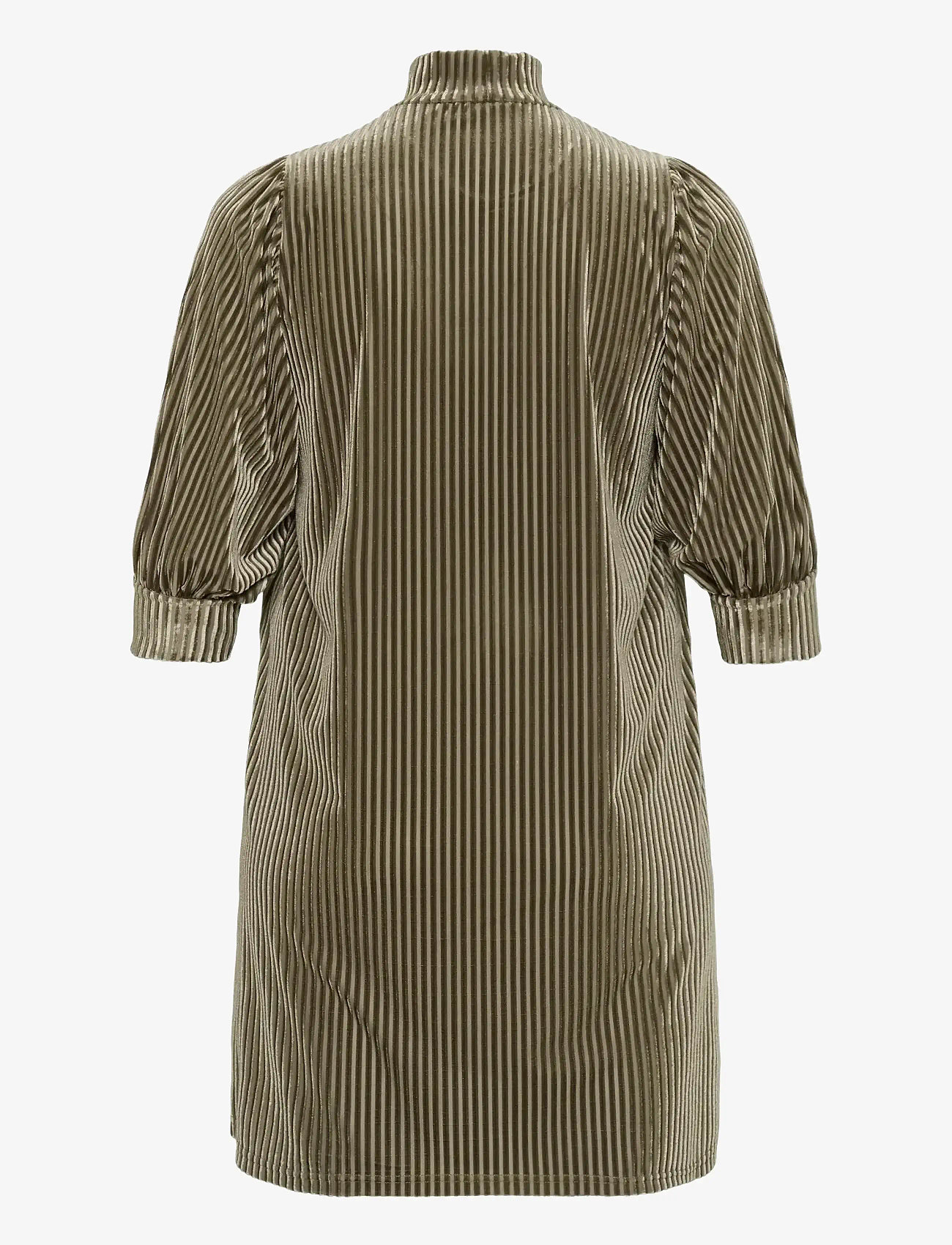 Kaffe Curve - KCcacanna Dress - sukienki krótkie - morel - 2