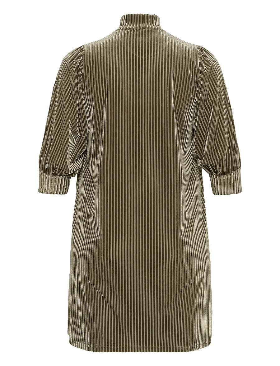 Kaffe Curve - KCcacanna Dress - kurze kleider - morel - 2