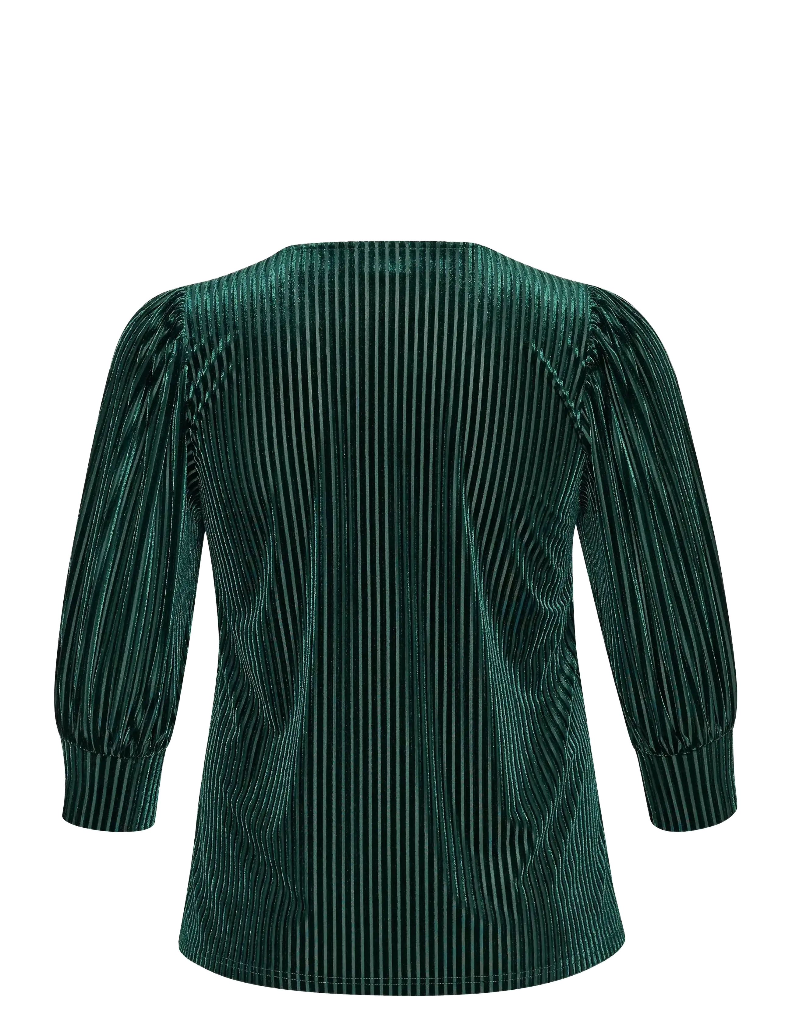 Kaffe Curve - KCcacanna Blouse - kortærmede bluser - garden topiary cc. - 2