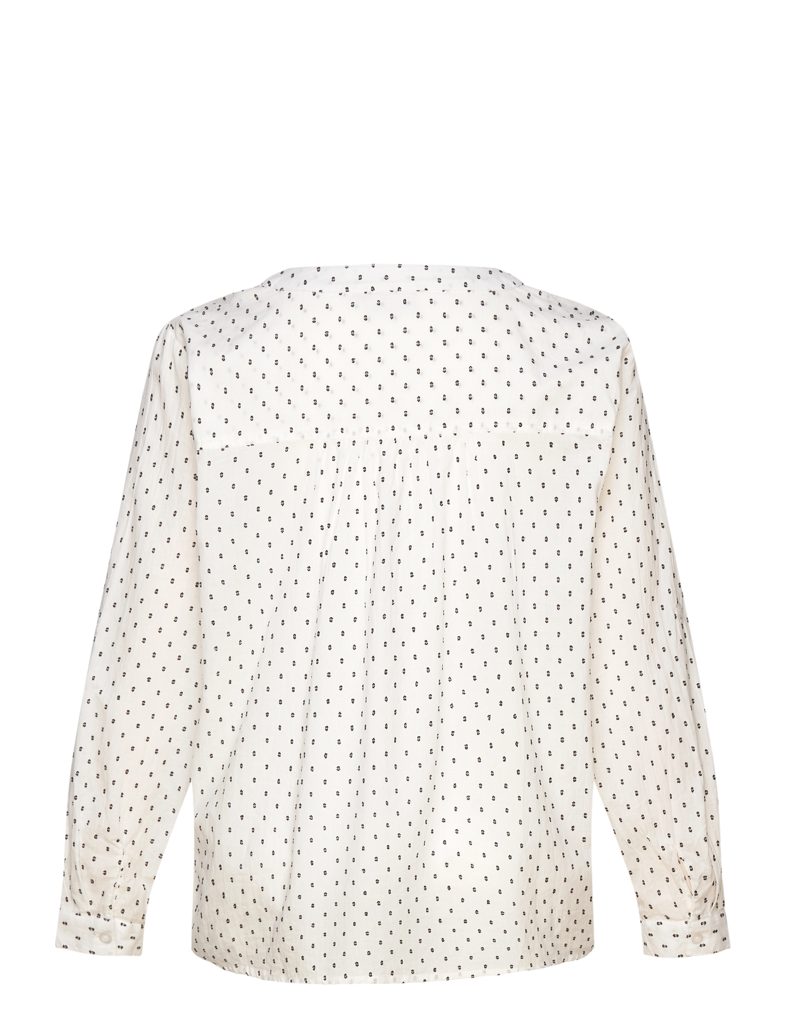 Kaffe Curve - KCsolo Blouse - chalk, black dot - 1