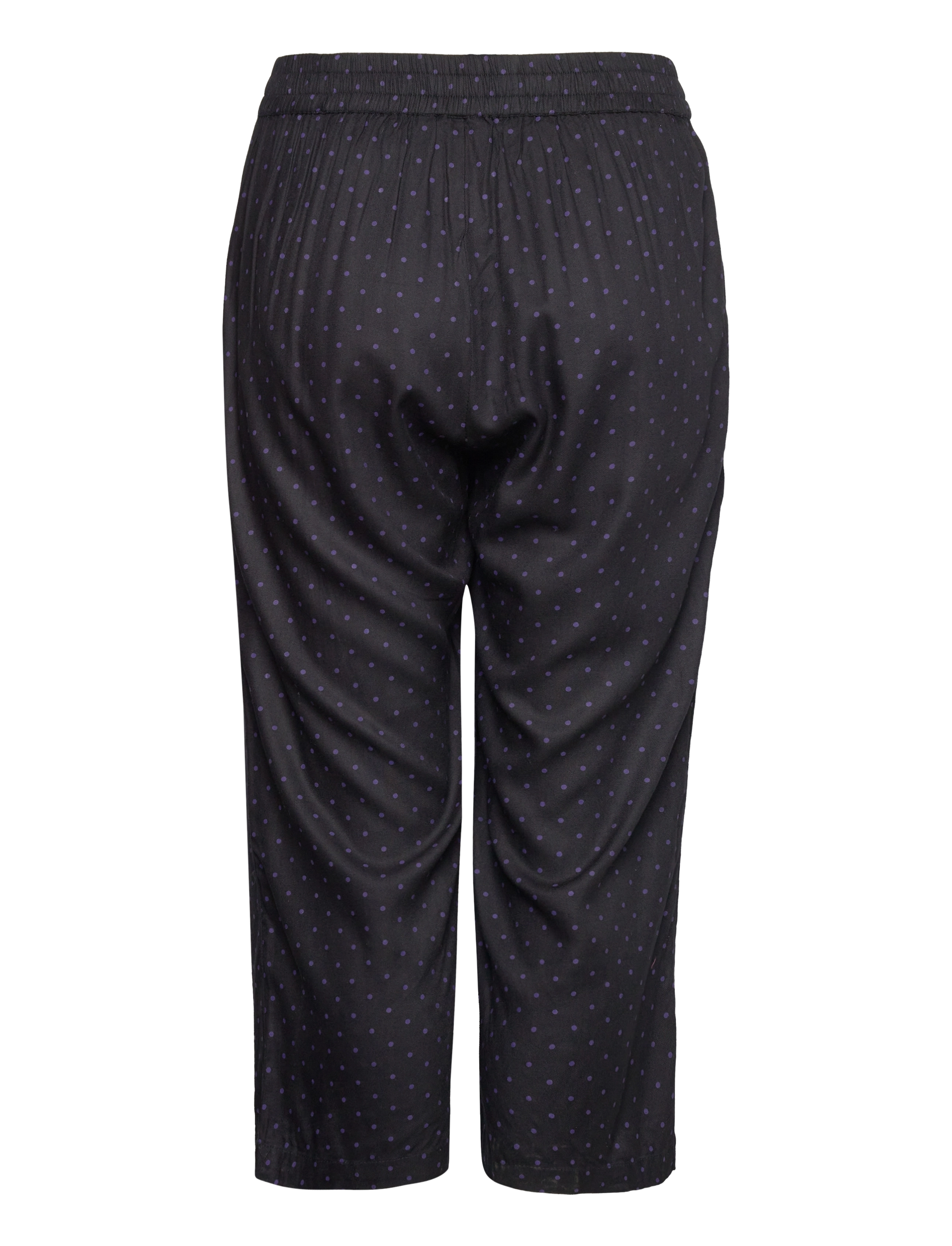 Kaffe Curve - KCdotta Culotte Pants - black/deep blue dot - 1