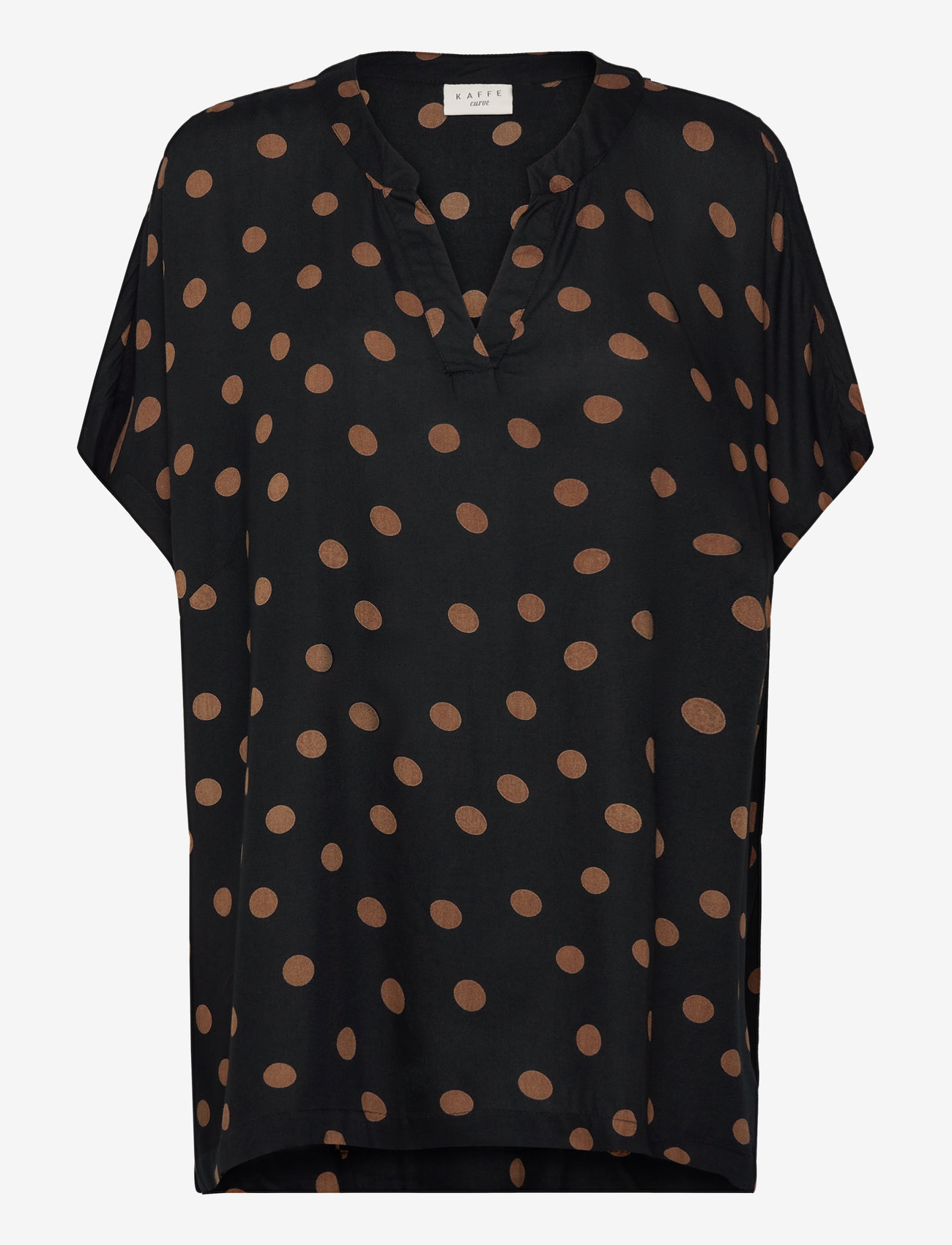 Kaffe Curve - KCanny Blouse - black with mustang dot - 0
