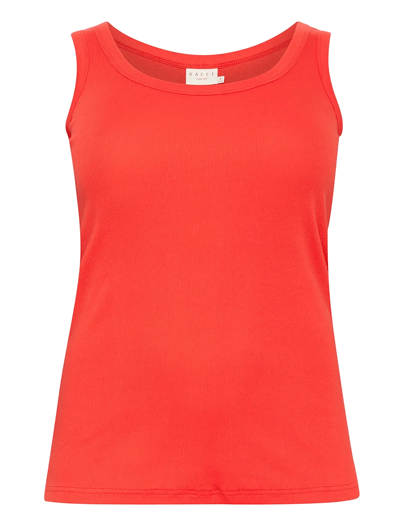 Kaffe Curve - KCcarina Tank Top - tanktops - grenadine - 1