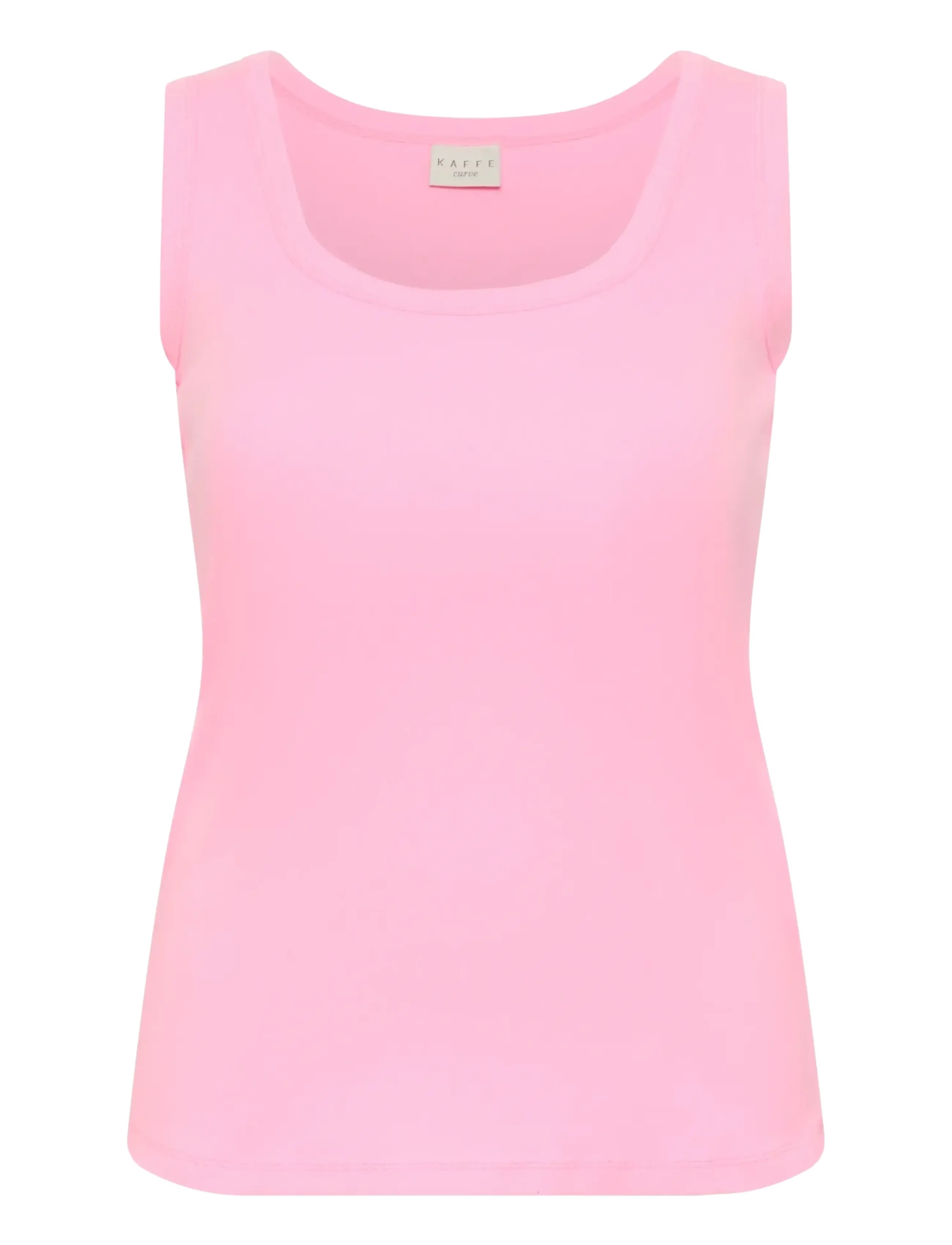Kaffe Curve Kccarina Tank Top, Kvinder, Tank Top, Pink, Str: XL