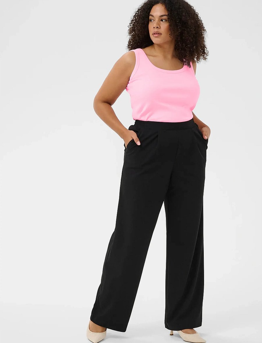 Kaffe Curve - KCcarina Tank Top - tanktops - pink frosting - 2