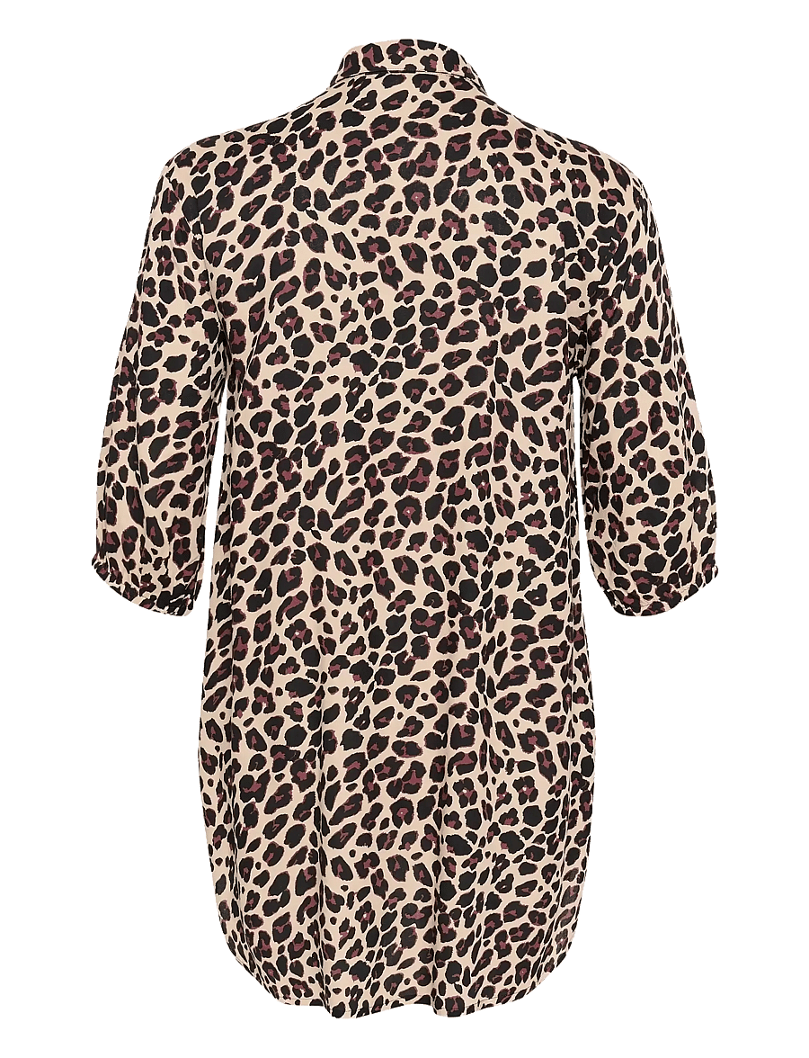 Kaffe Curve - KCsonna Shirt - tunikor - leopard print - 2