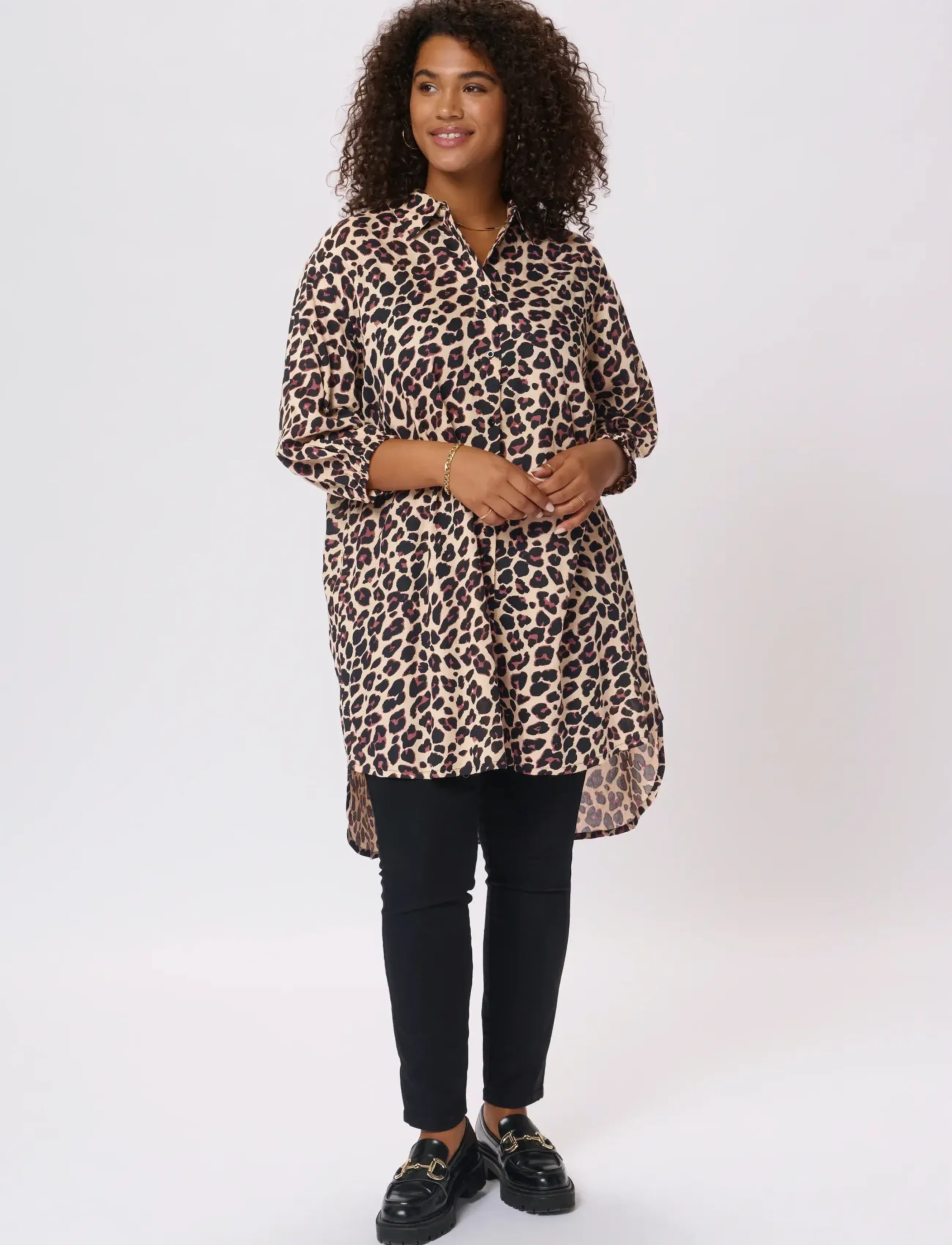 Kaffe Curve - KCsonna Shirt - leopard print - 3