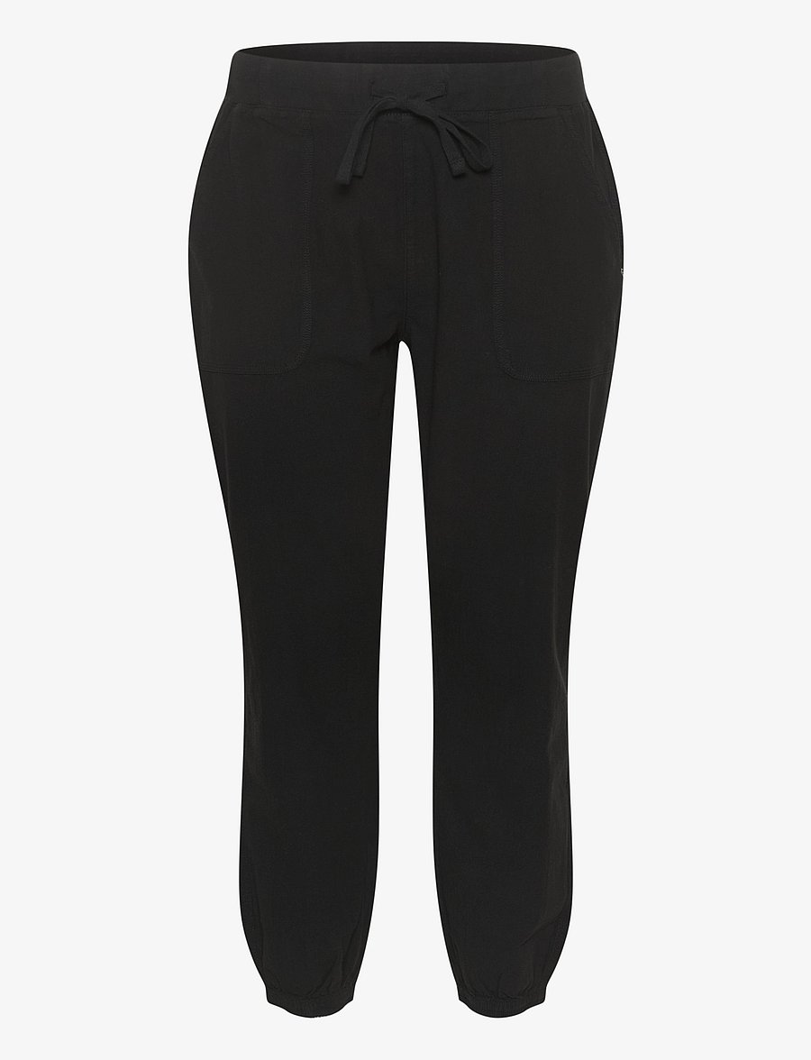 Kaffe Curve - KCnana Pants - sweatpants - black deep - 1