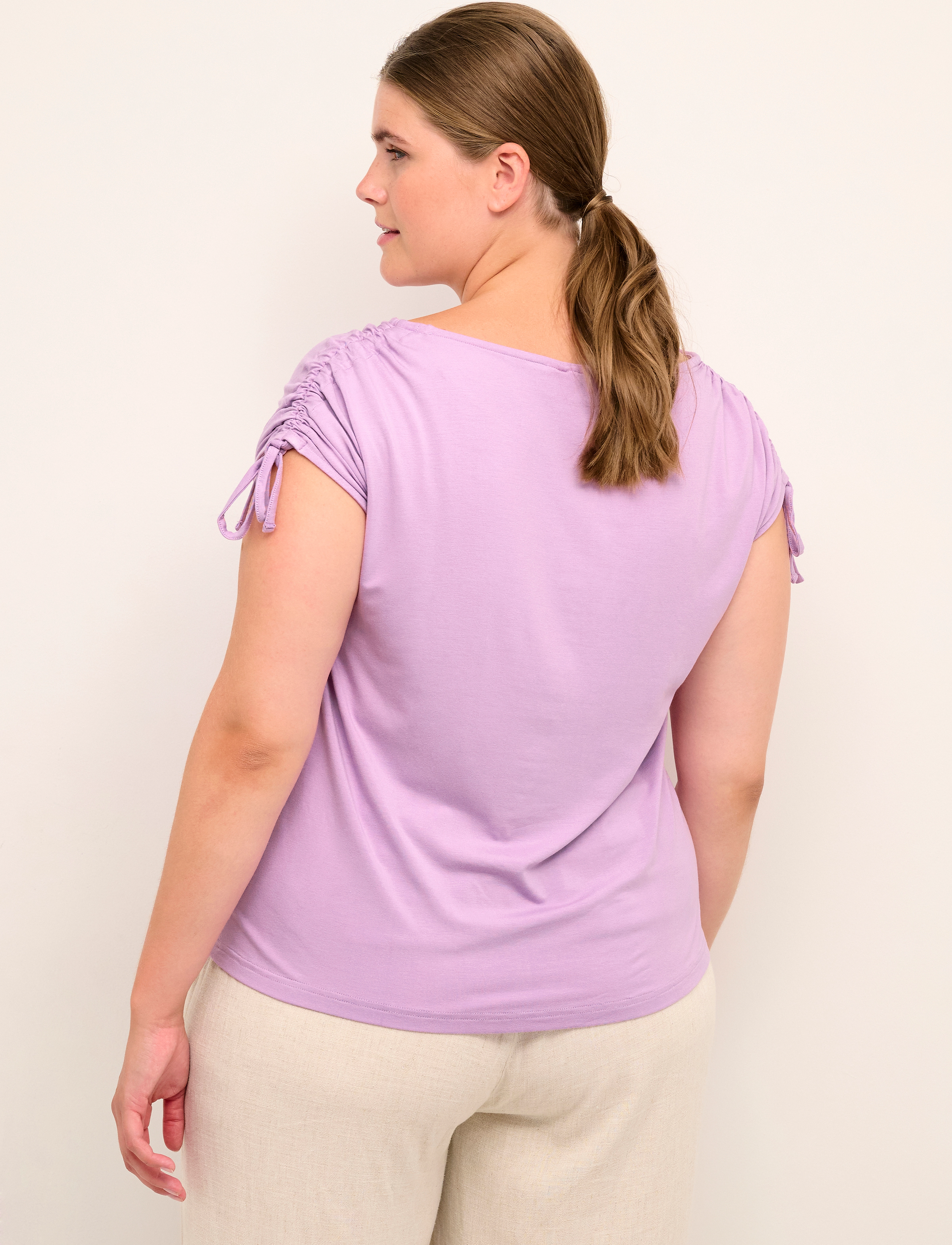 Kaffe Curve - KCnanja Jersey Top - lupine - 4