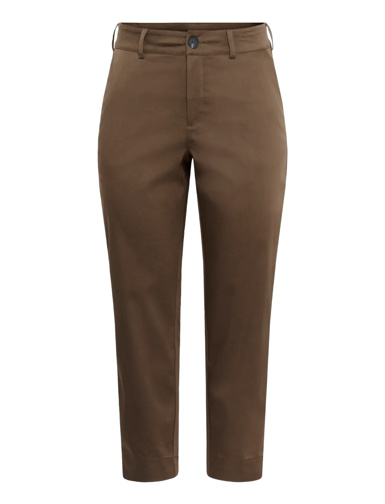 Kaffe Curve KCleana Chino 7/8 Pants - Kaffe Curve - CARAFE / brown