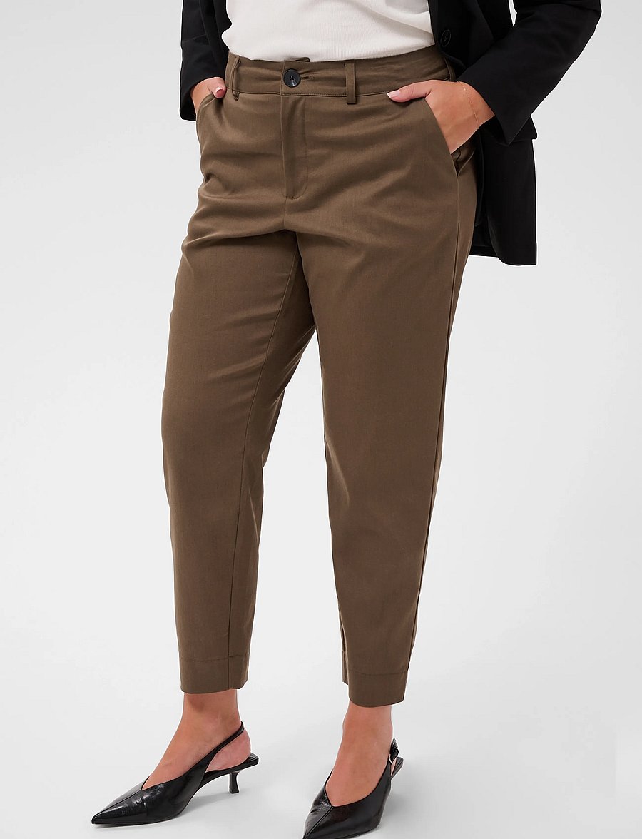 Kaffe Curve - KCleana Chino 7/8 Pants - chinos - carafe - 2