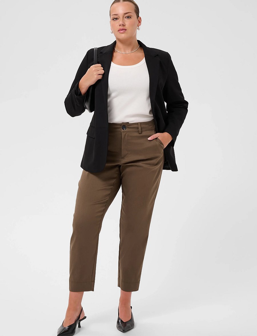 Kaffe Curve - KCleana Chino 7/8 Pants - chinos - carafe - 3