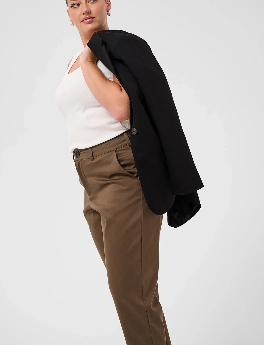 Kaffe Curve - KCleana Chino 7/8 Pants - chinos - carafe - 5
