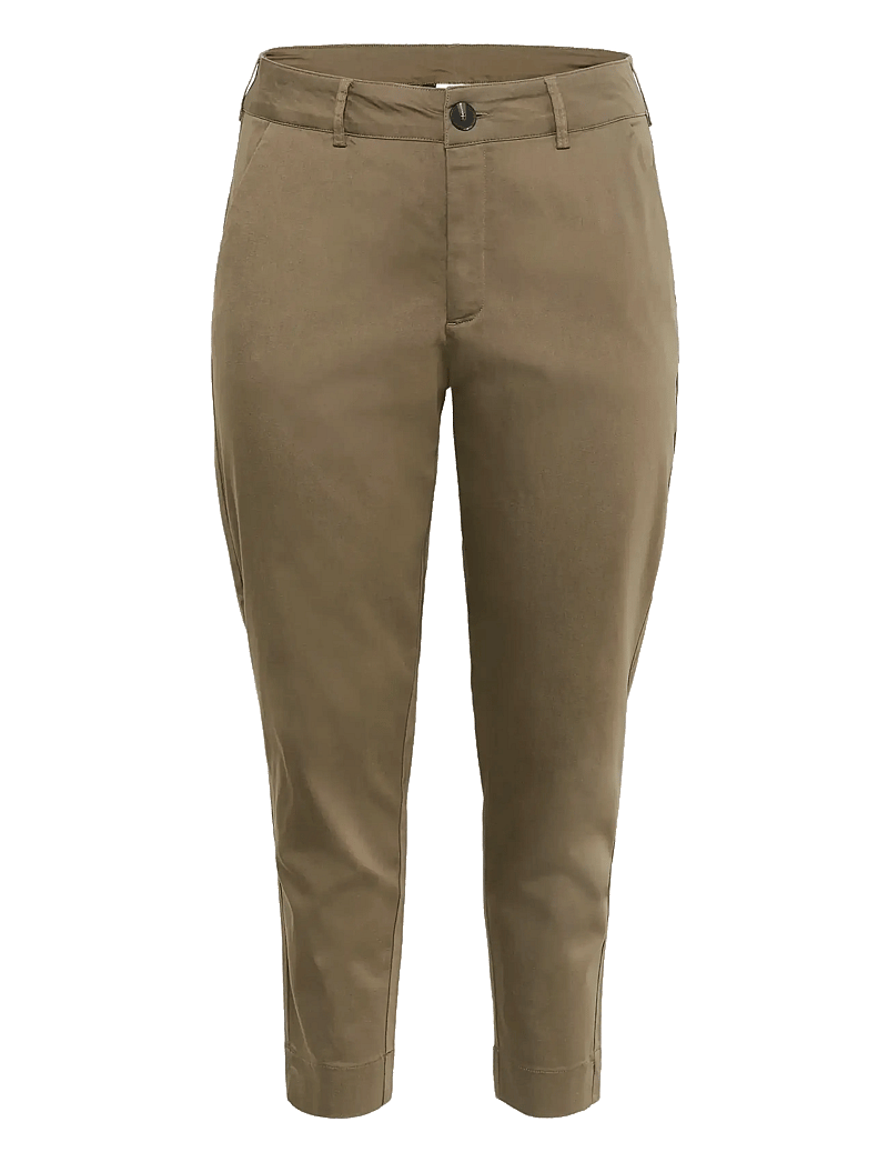 Kaffe Curve - KCleana Chino 7/8 Pants - chinos - morel - 1