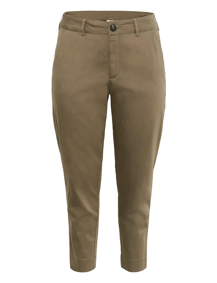 Kaffe Curve - KCleana Chino 7/8 Pants - chino püksid - morel - 1
