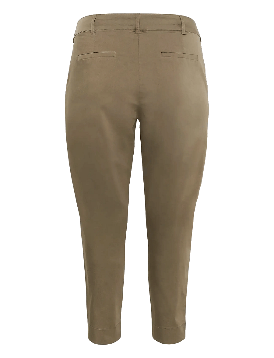 Kaffe Curve - KCleana Chino 7/8 Pants - chino püksid - morel - 2