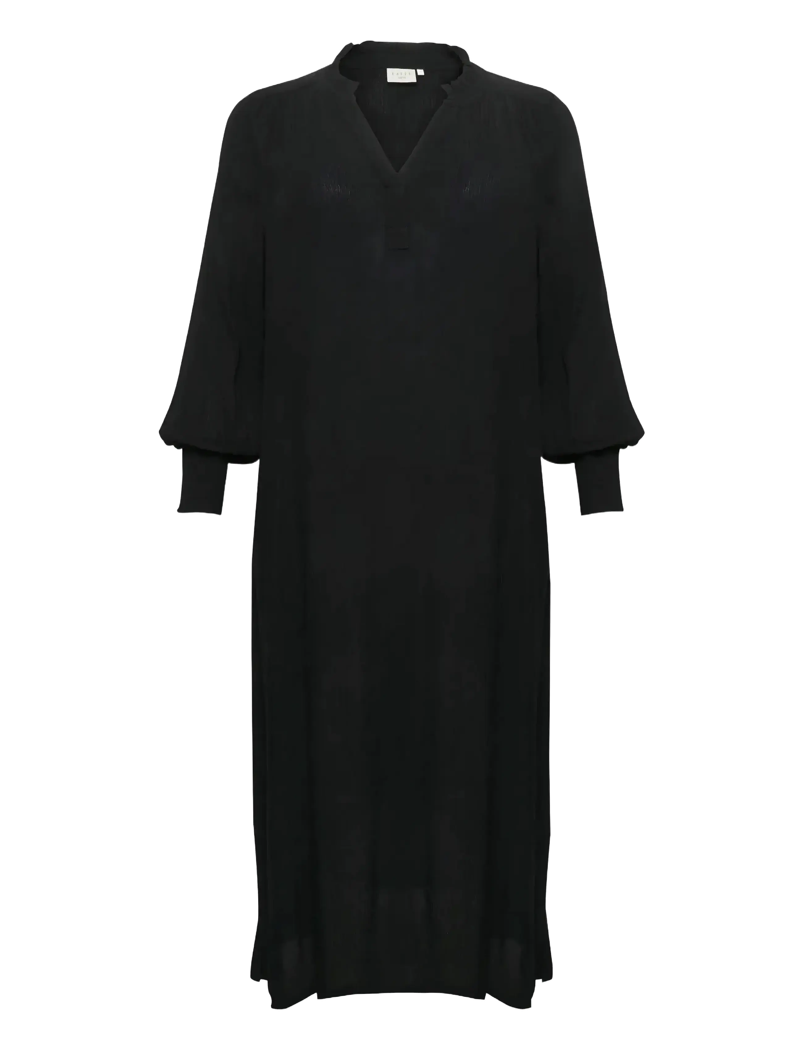 Kaffe Curve KCmiriam Ami Dress - Tøj - BLACK DEEP / black