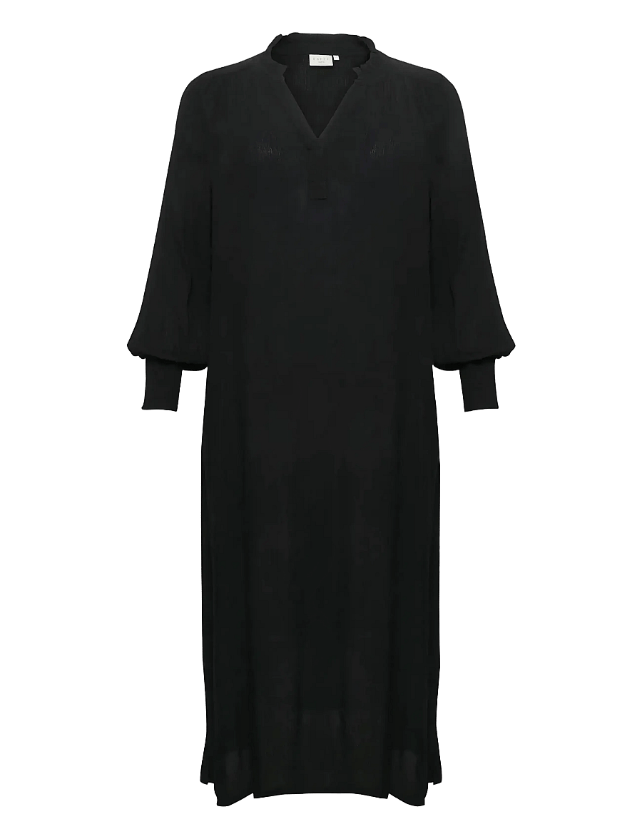 Kaffe Curve - KCmiriam Ami Dress - shirt dresses - black deep - 1