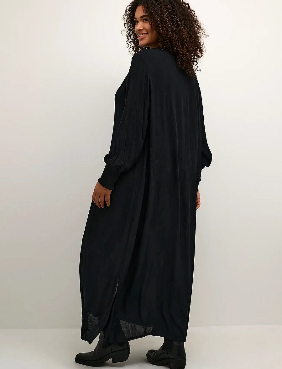 Kaffe Curve - KCmiriam Ami Dress - shirt dresses - black deep - 3