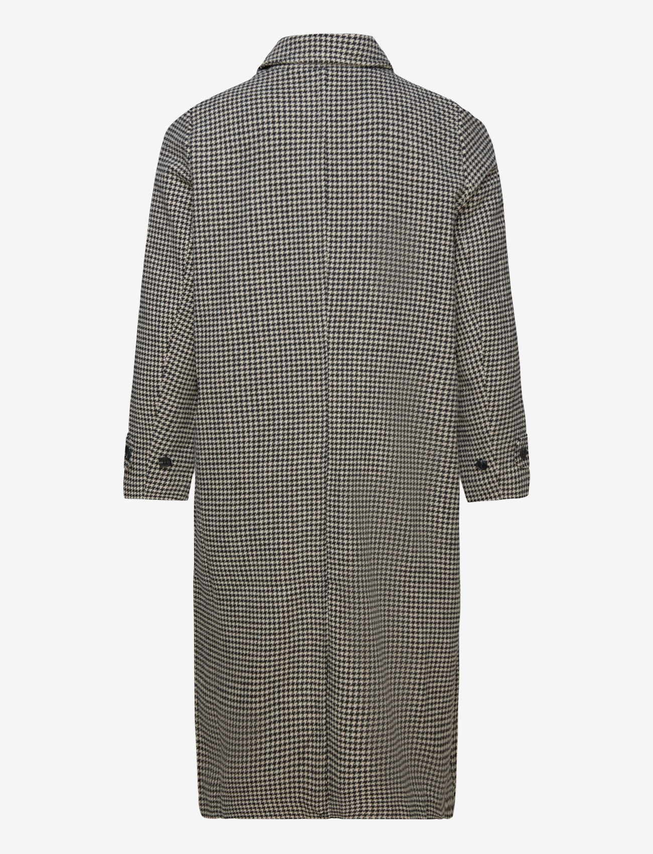 Kaffe Curve - KCgene Coat - black/ beige mini check - 1