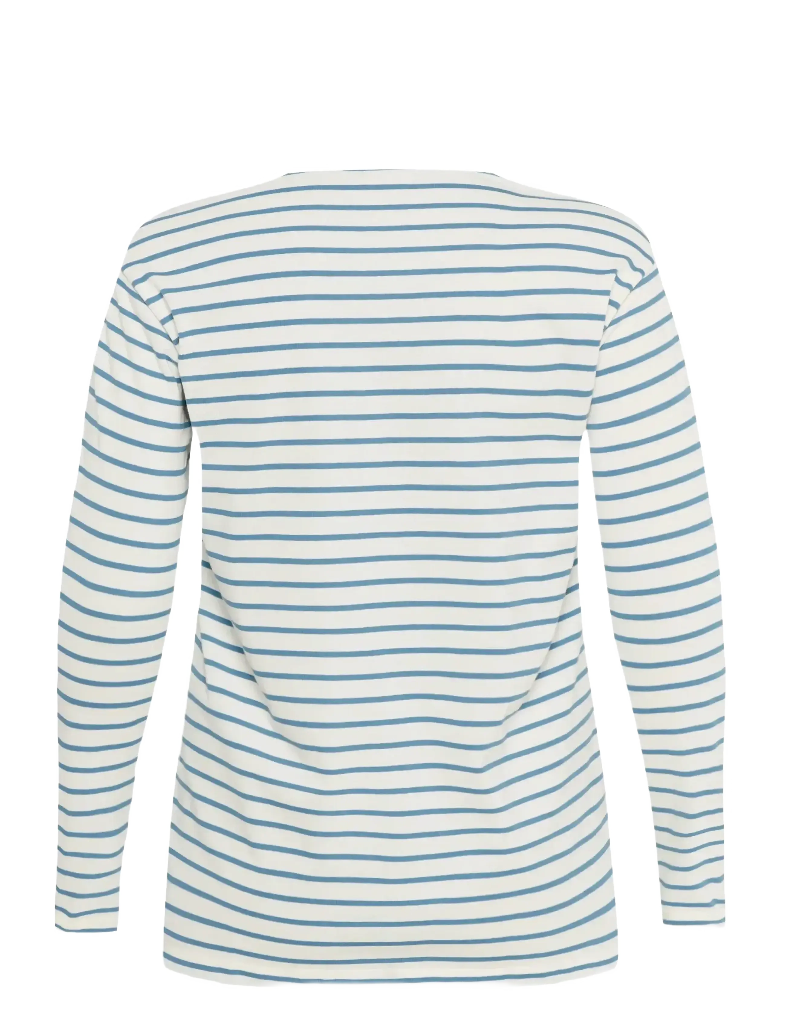 Kaffe Curve - KCwinni LS T-Shirt - langærmede toppe - ant. white / windward stripe - 2
