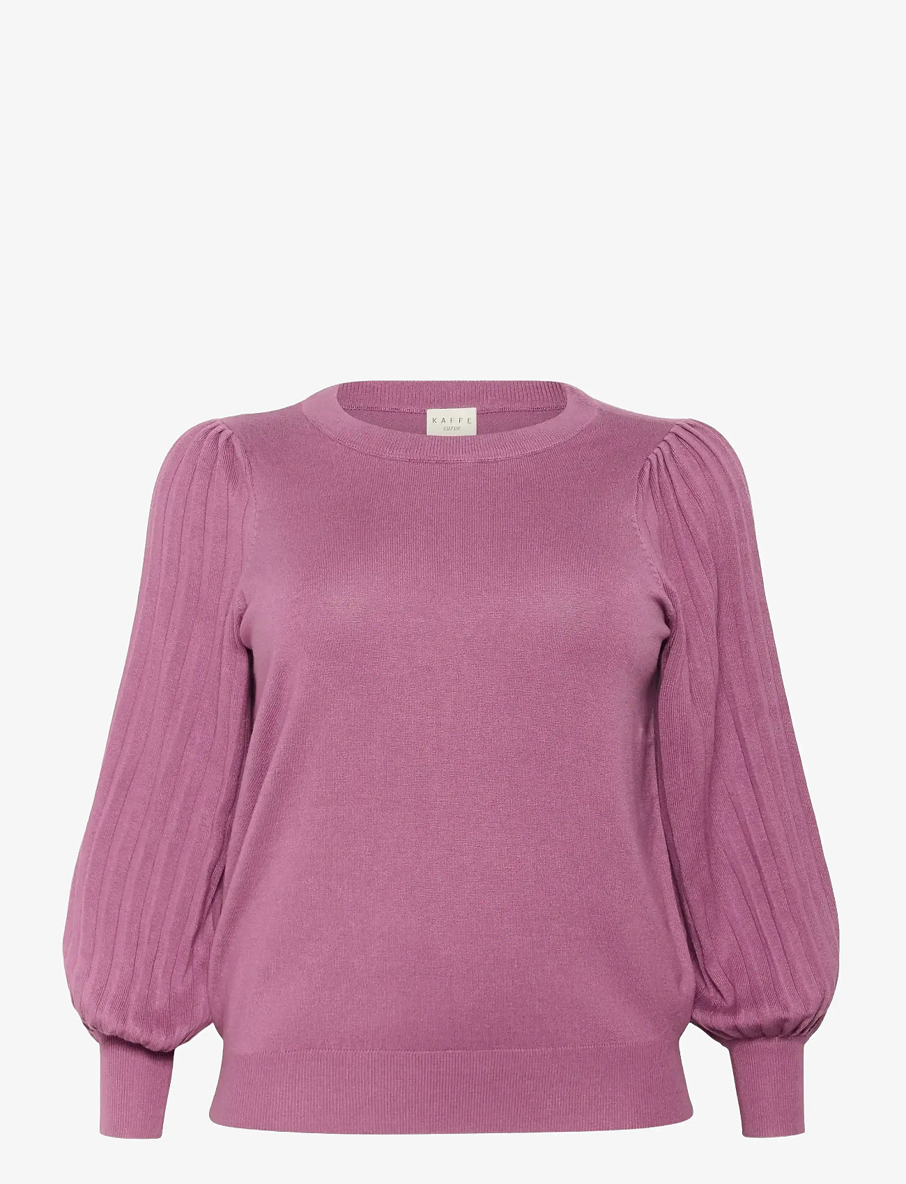 Kaffe Curve - KCloni Knit Pullover - efterårstøj - tulipwood - 0