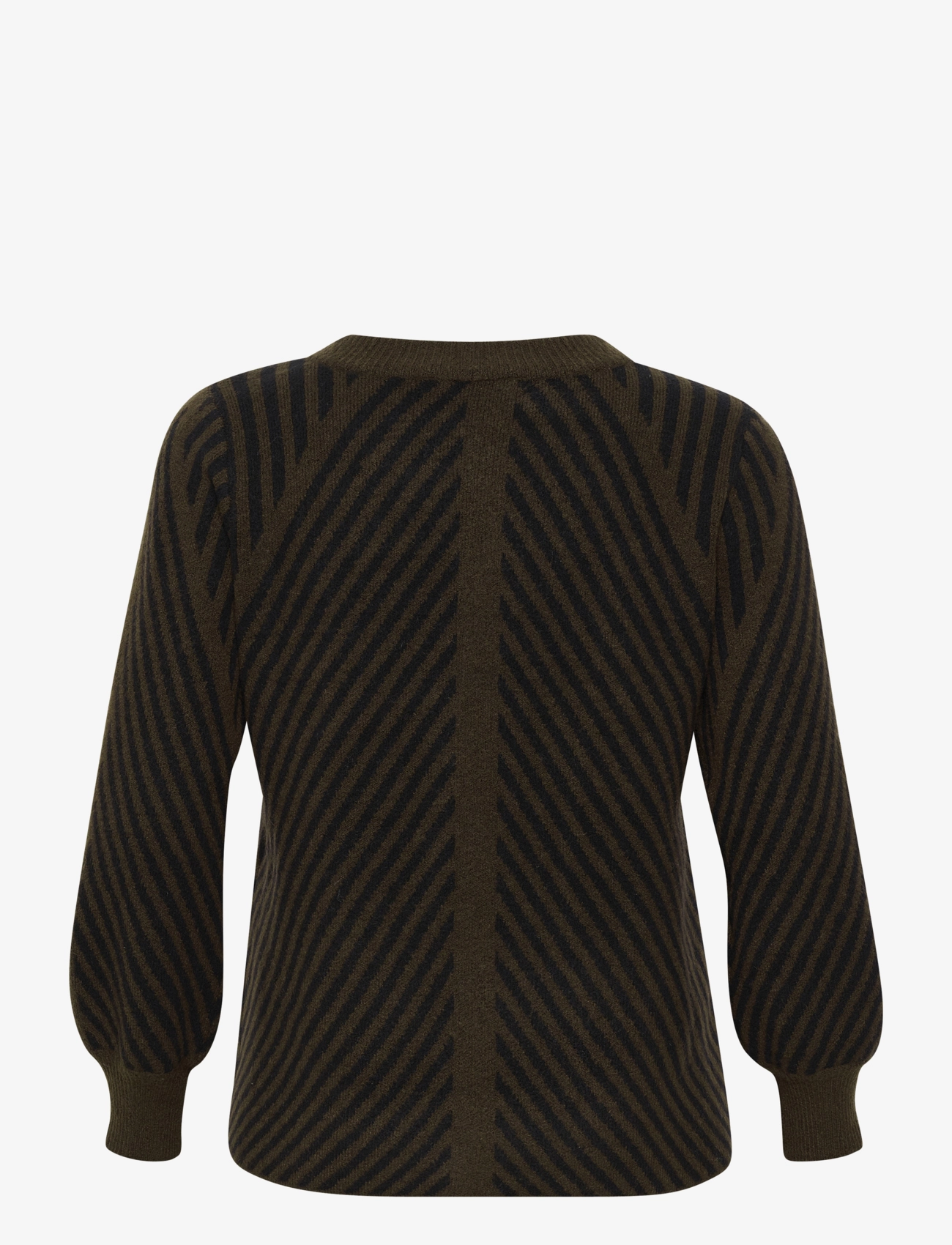 Kaffe Curve - KCvery Knit Pullover - pullover - java/black stripe - 2