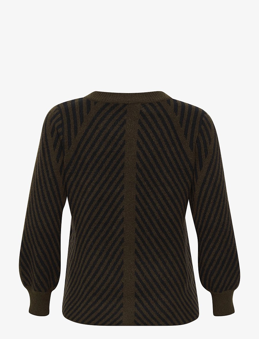 Kaffe Curve - KCvery Knit Pullover - pullover - java/black stripe - 2