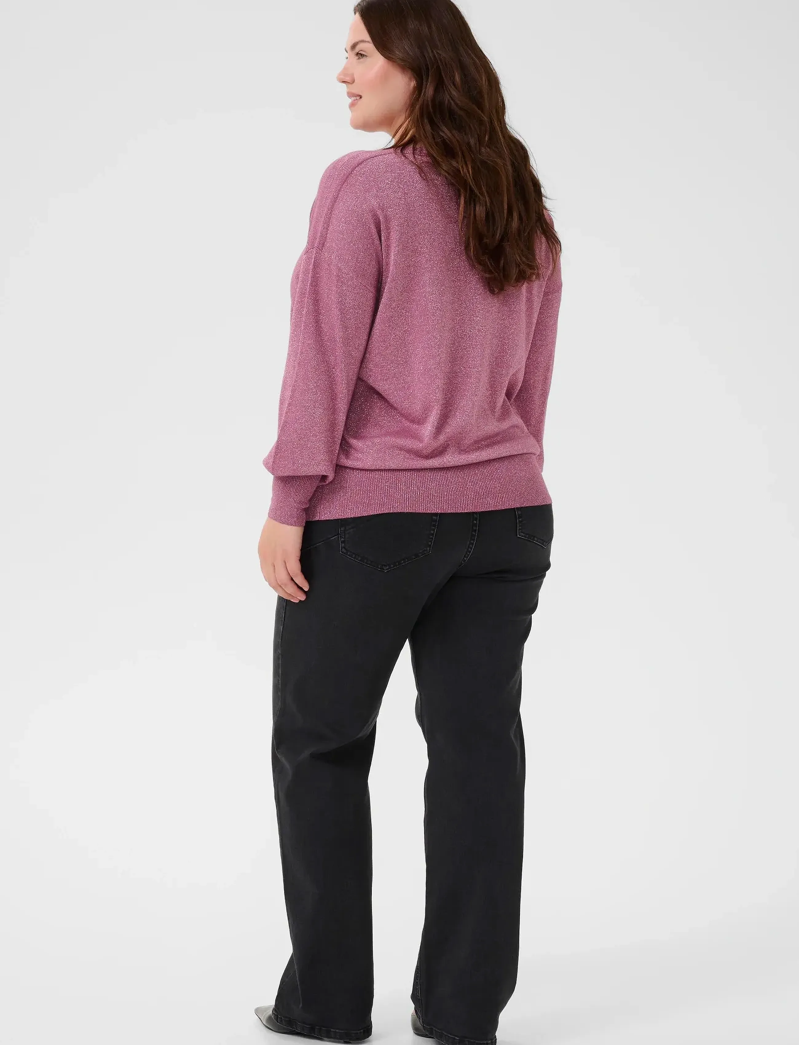 Kaffe Curve - KCregitta Knit Pullover - trøjer - tulipwood - 4