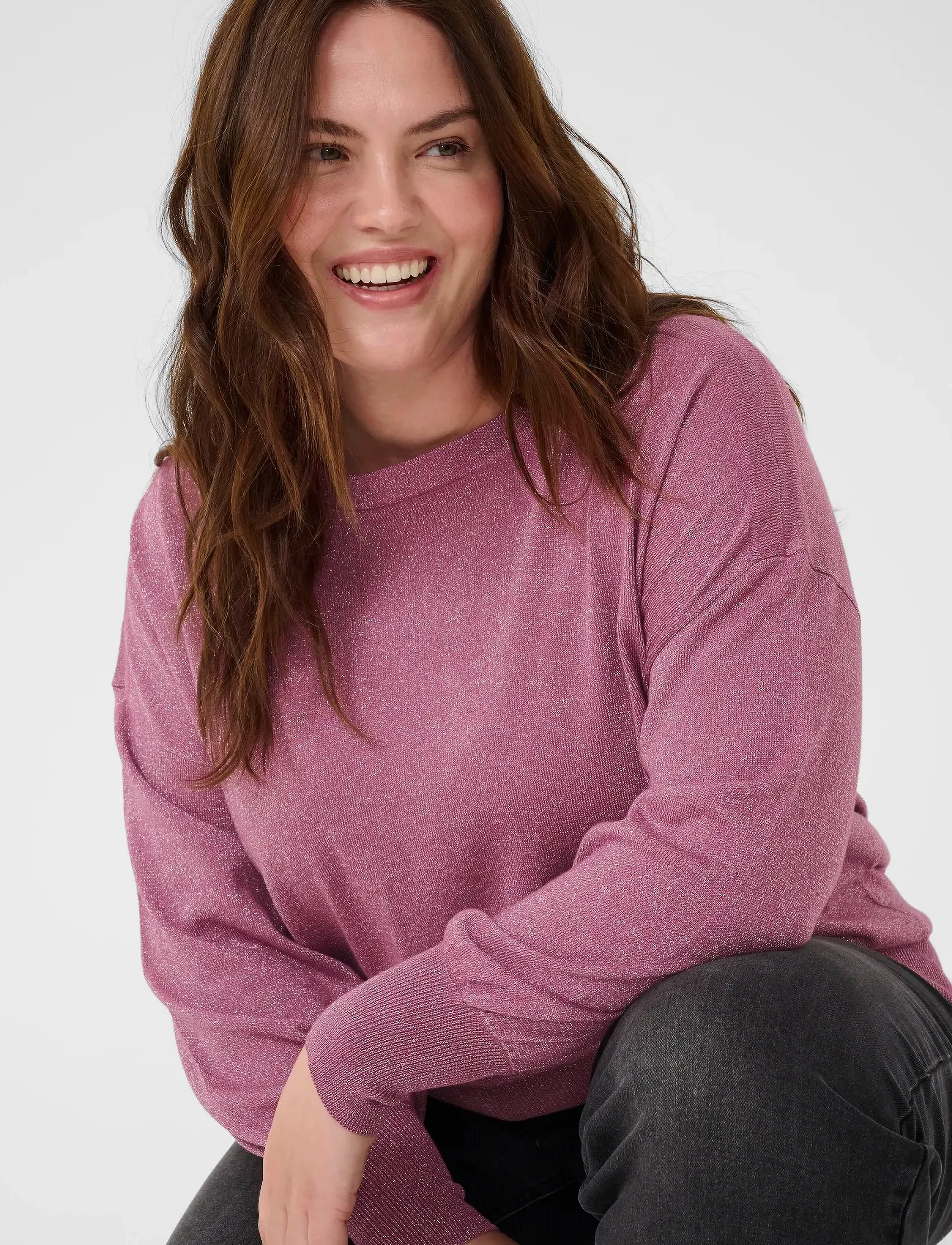 Kaffe Curve - KCregitta Knit Pullover - trøjer - tulipwood - 5