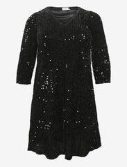 KCbente Sequin Dress - BLACK DEEP