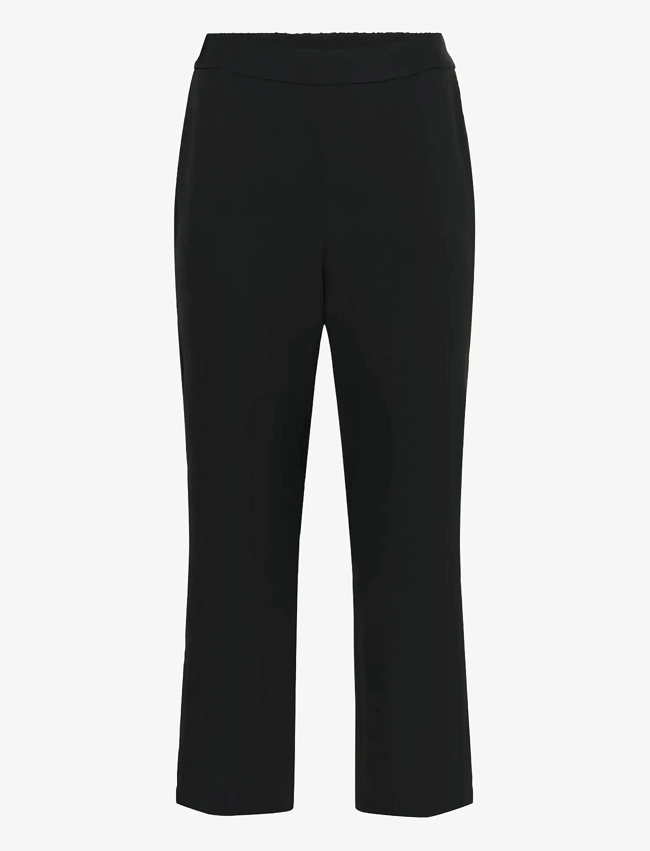 Kaffe Curve - KCsigne HW Wide Pants - tailored trousers - black deep - 0