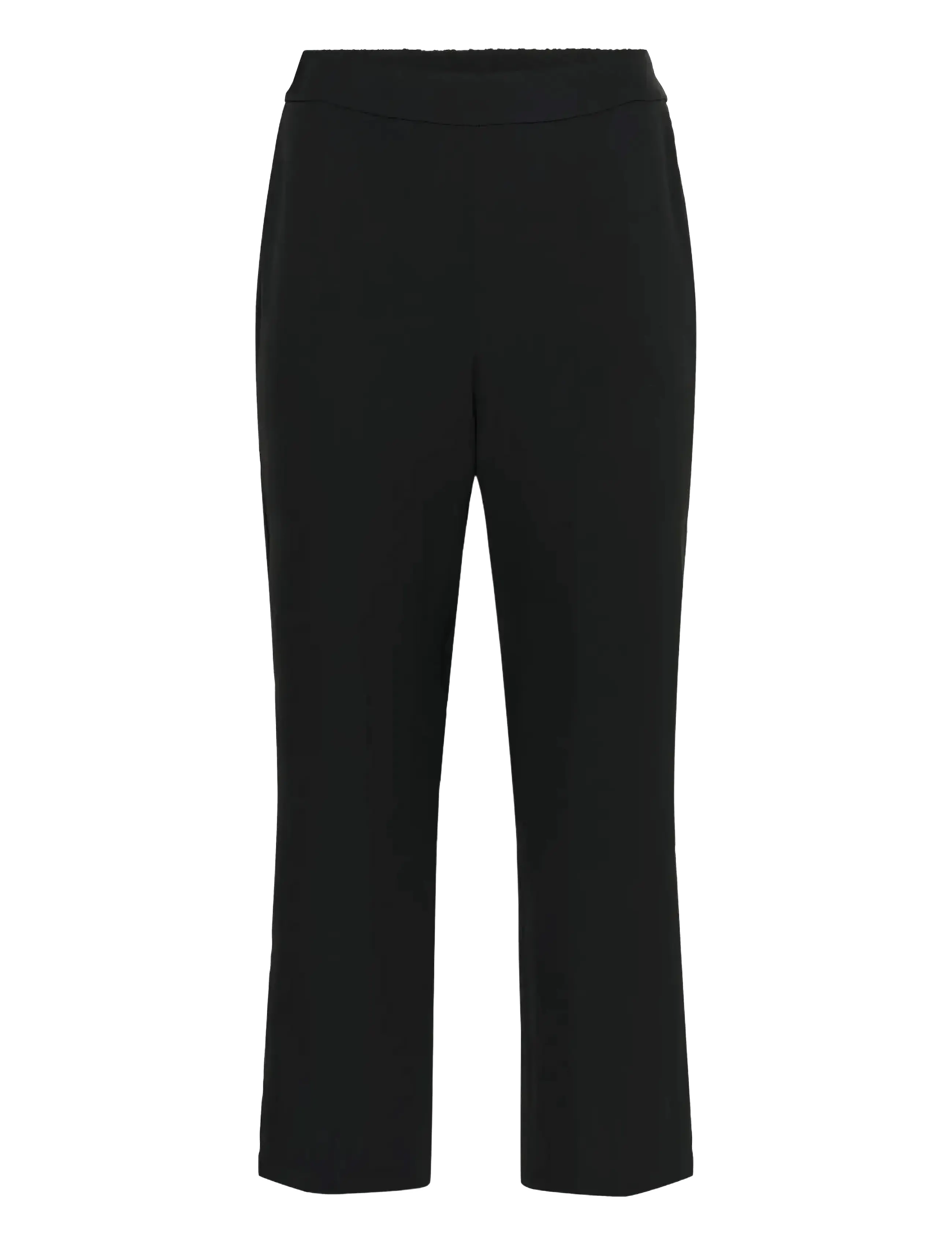 Kaffe Curve KCsigne HW Wide Pants - Bukser - BLACK DEEP / black