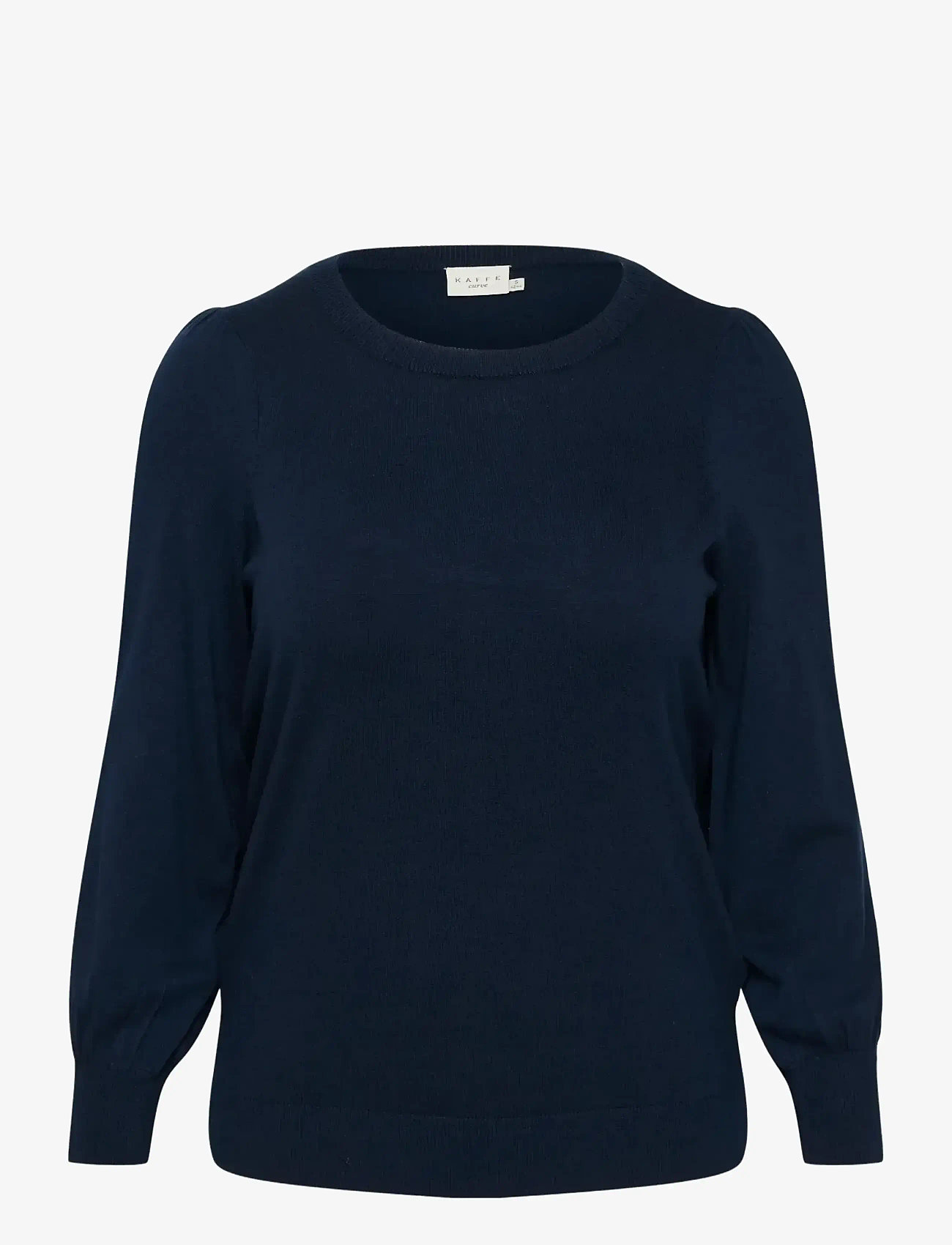 Kaffe Curve - KCmiana Plain Pullover - herbstliche kleidung - midnight marine - 0
