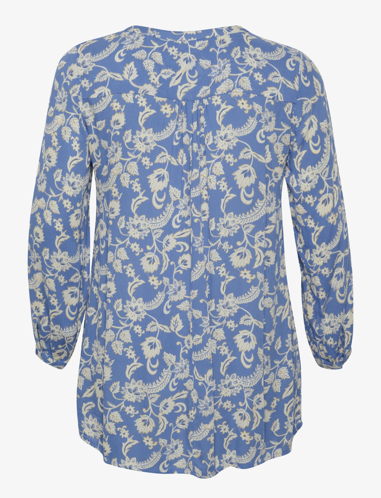 Kaffe Curve - KCami LS Tunic Printed - ultramarine/white flower - 2