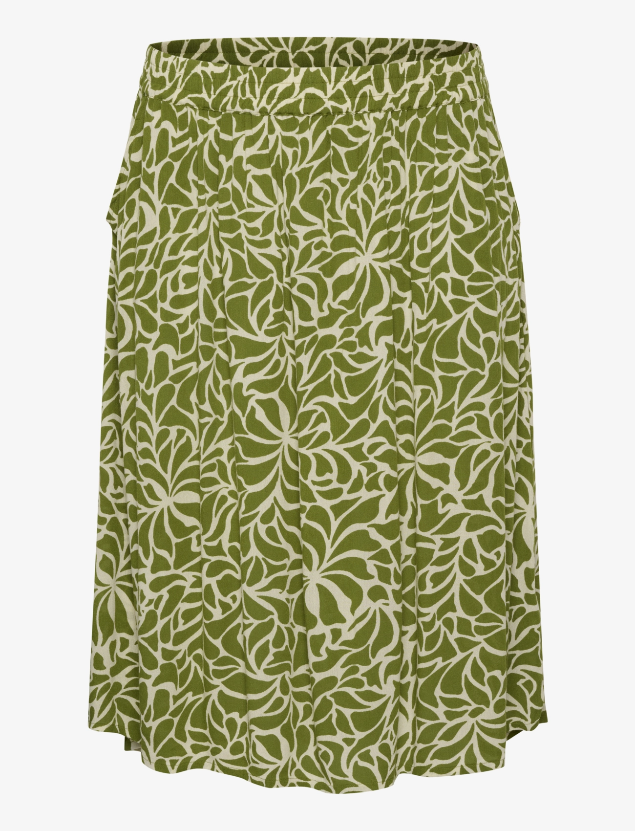 KCami Skirt Printed - CALLA/WHITE GRAPHIC FLOWER
