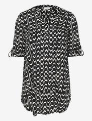 KCnora Tunic - BLACK/CHALK GRAPHIC PRINT