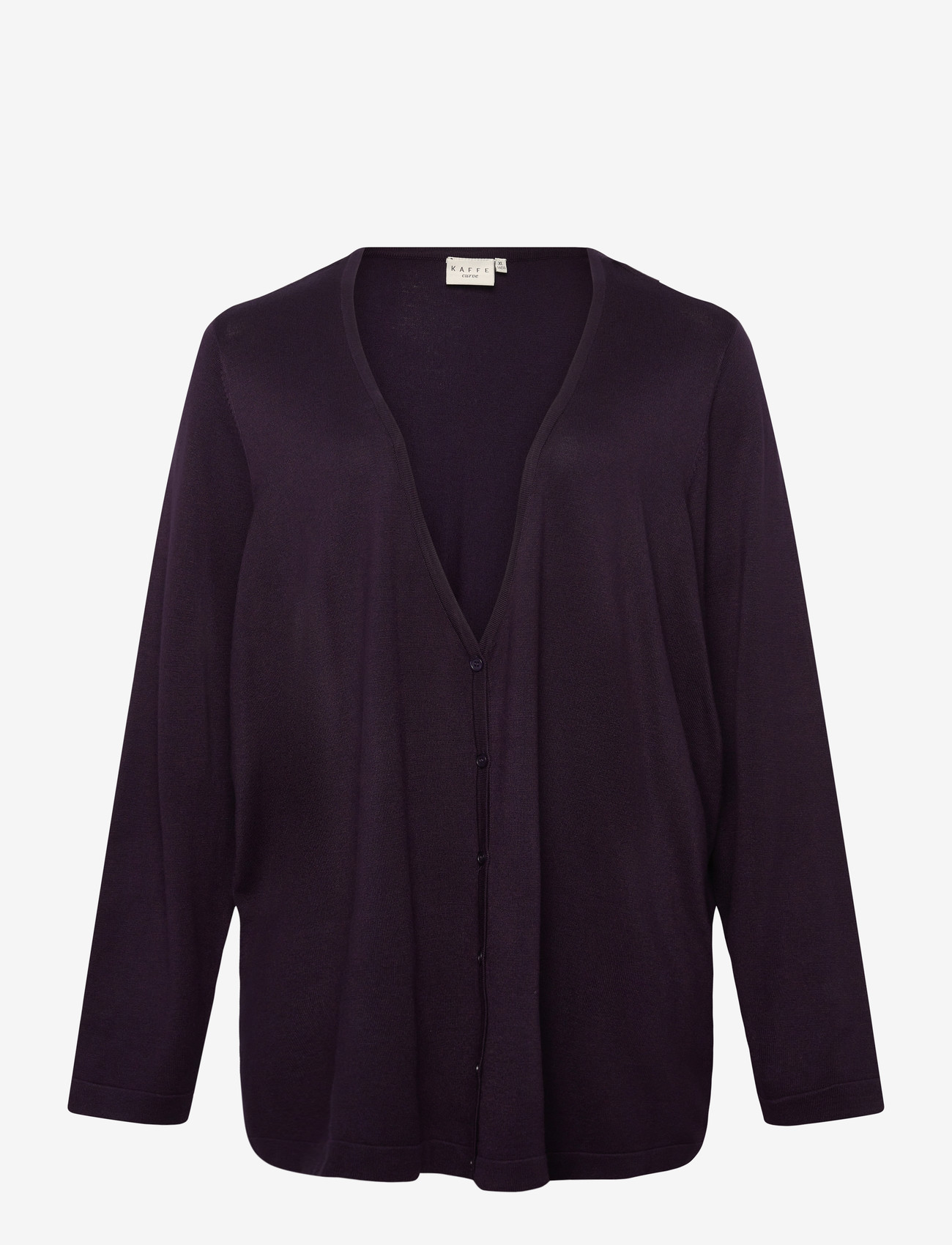Kaffe Curve - KCfarsia Button Cardigan - sügisesed riided - dawn purple - 0