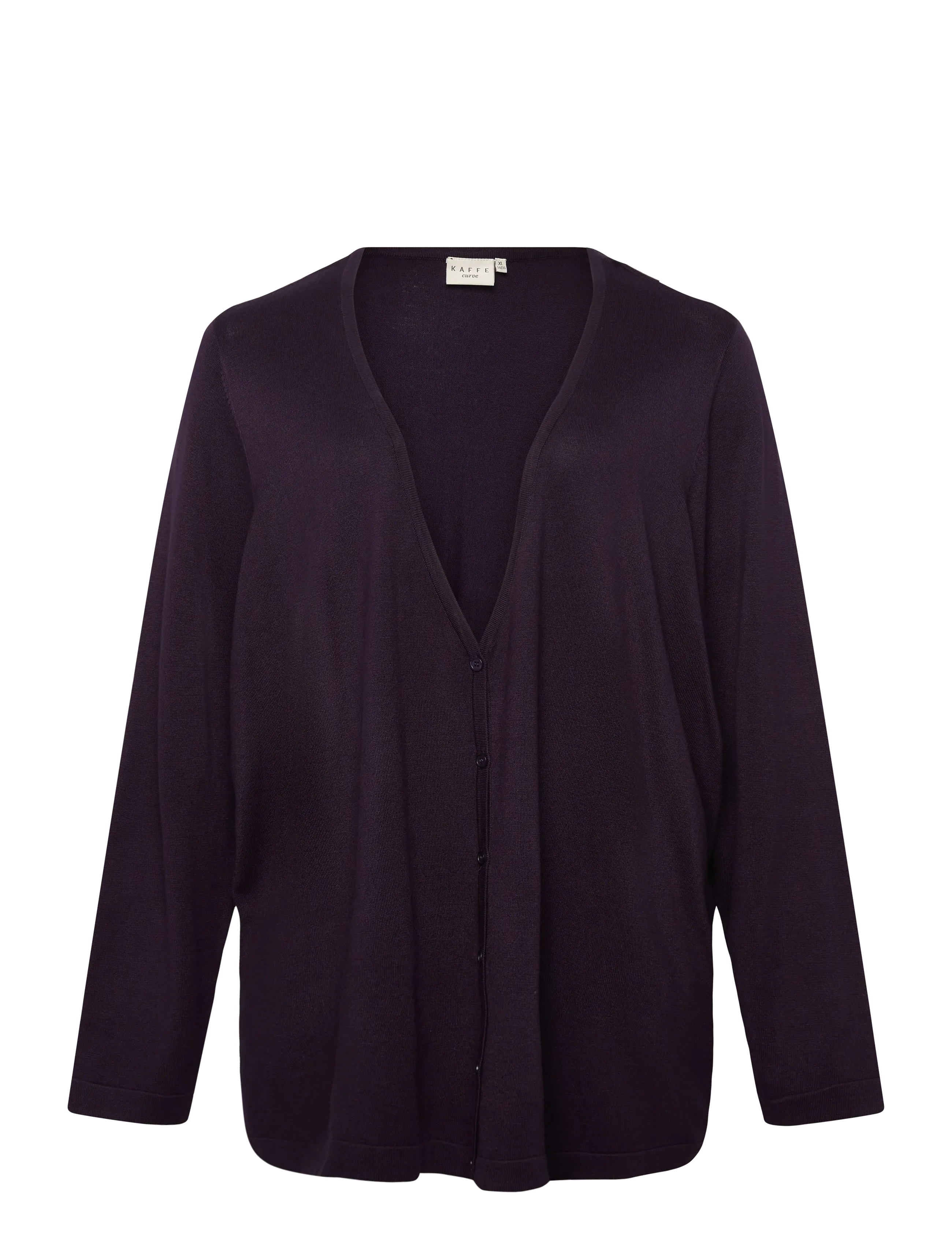 Kaffe Curve KCfarsia Button Cardigan - Cardigans - DAWN PURPLE / purple