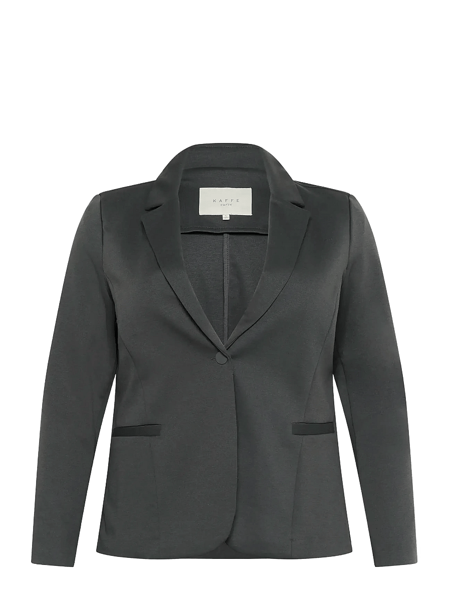 Kaffe Curve - KCjenna Blazer - enkelknäppta kavajer - black oyster - 1