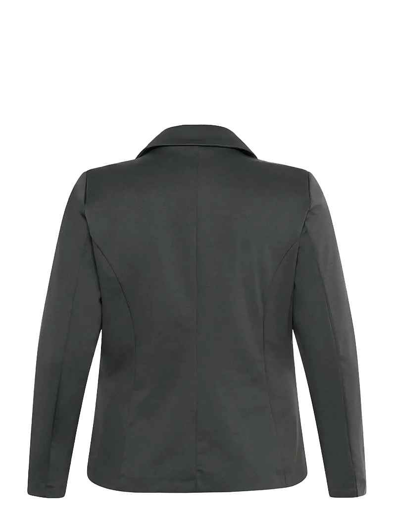 Kaffe Curve - KCjenna Blazer - enkeltradede blazere - black oyster - 2