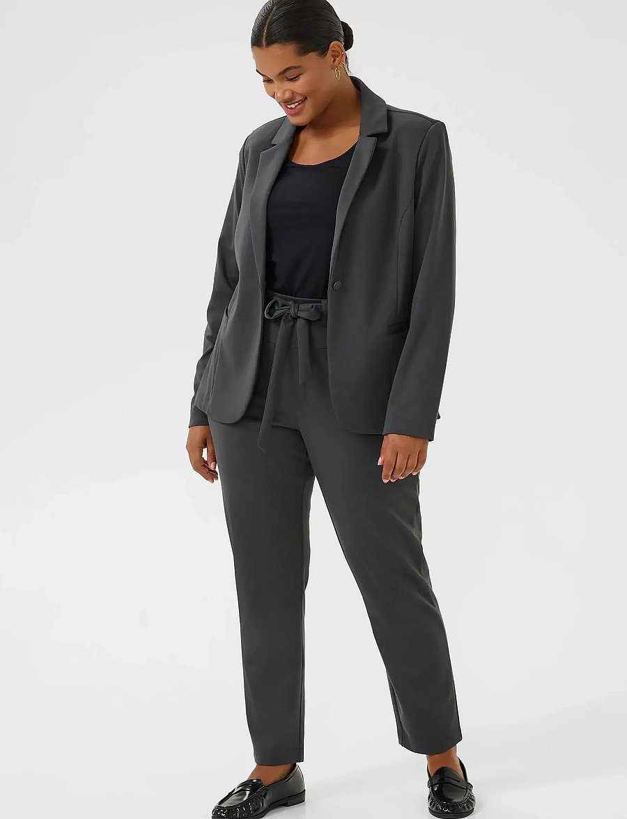 Kaffe Curve - KCjenna Blazer - enkelknäppta kavajer - black oyster - 3