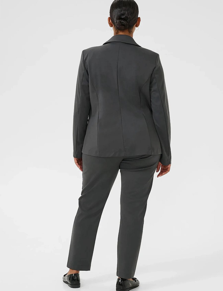 Kaffe Curve - KCjenna Blazer - enkelknäppta kavajer - black oyster - 4