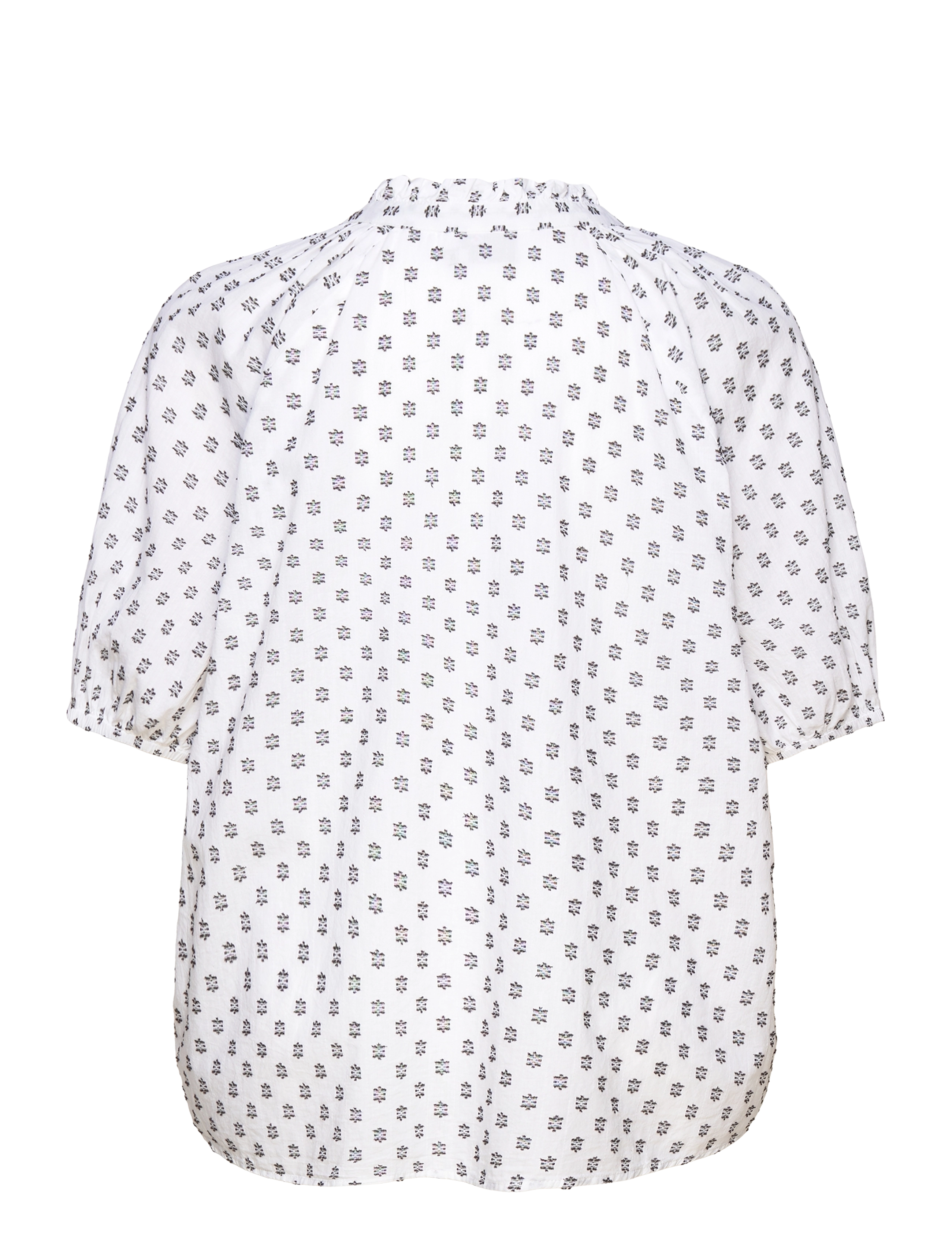 Kaffe Curve - KClanni Blouse - offwhite / black dobby - 1