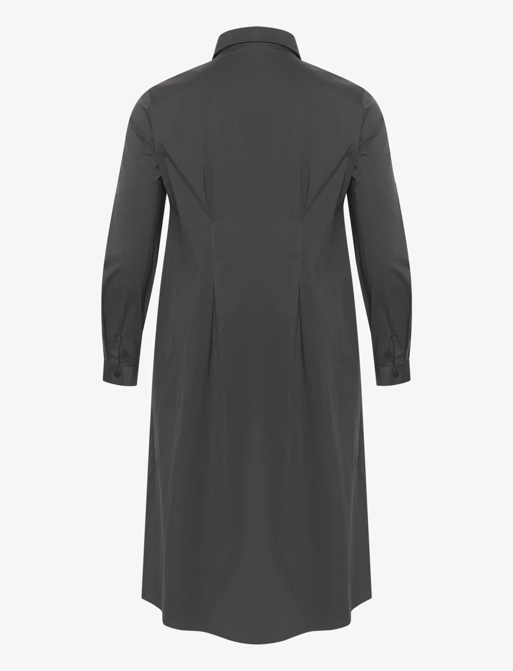 Kaffe Curve - KChenna Shirt Dress - skjortekjoler - black oyster - 2