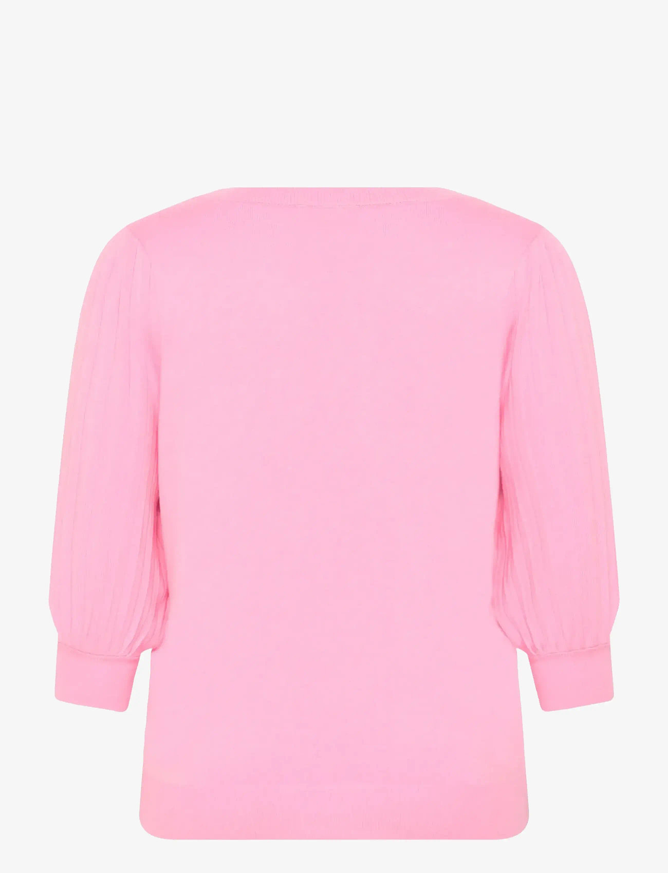 Kaffe Curve - KCloni 3/4 SL Knit Pullover - swetry - pink frosting - 2